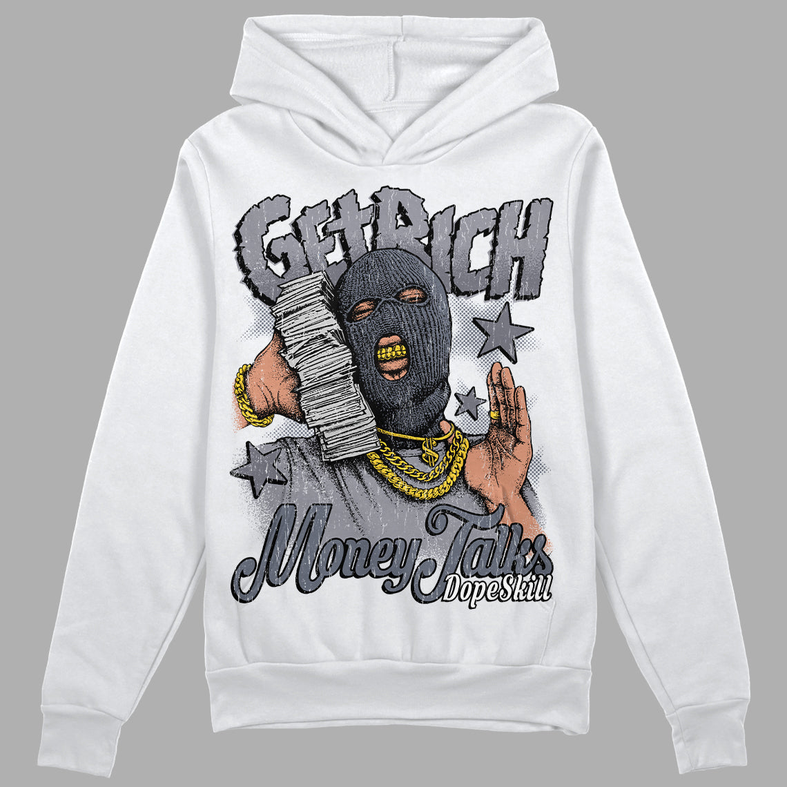 Stealth 14s superstreetwear Hoodie Sweatshirt Get Rich Graphic