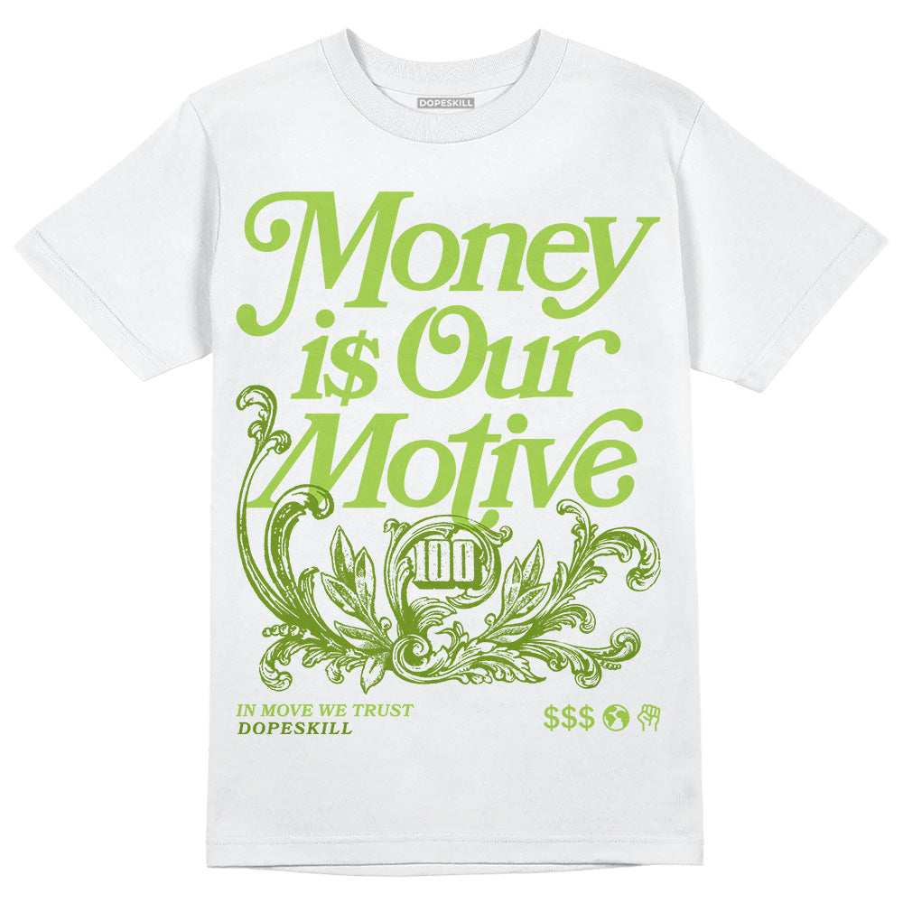 Dunk 'Chlorophyll' superstreetwear T-Shirt Money Is Our Motive Typo Graphic