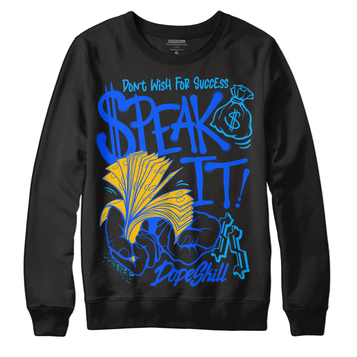 Royal Blue Collection superstreetwear Sweatshirt Speak It Graphic