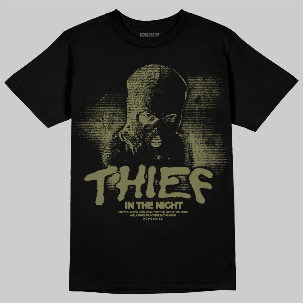 Olive Collection superstreetwear T-Shirt Thief In The Night Graphic
