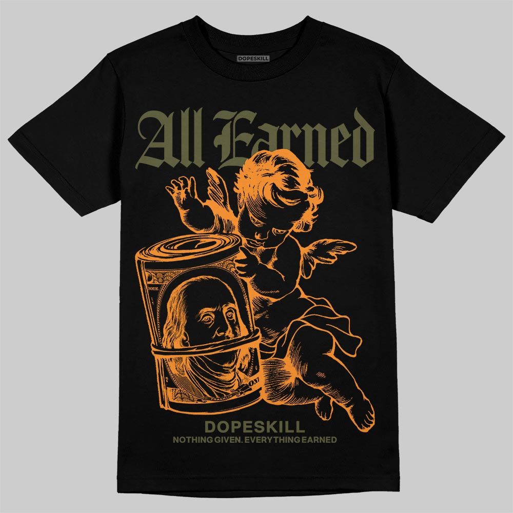 Olive Collection superstreetwear T-Shirt All Earned Graphic