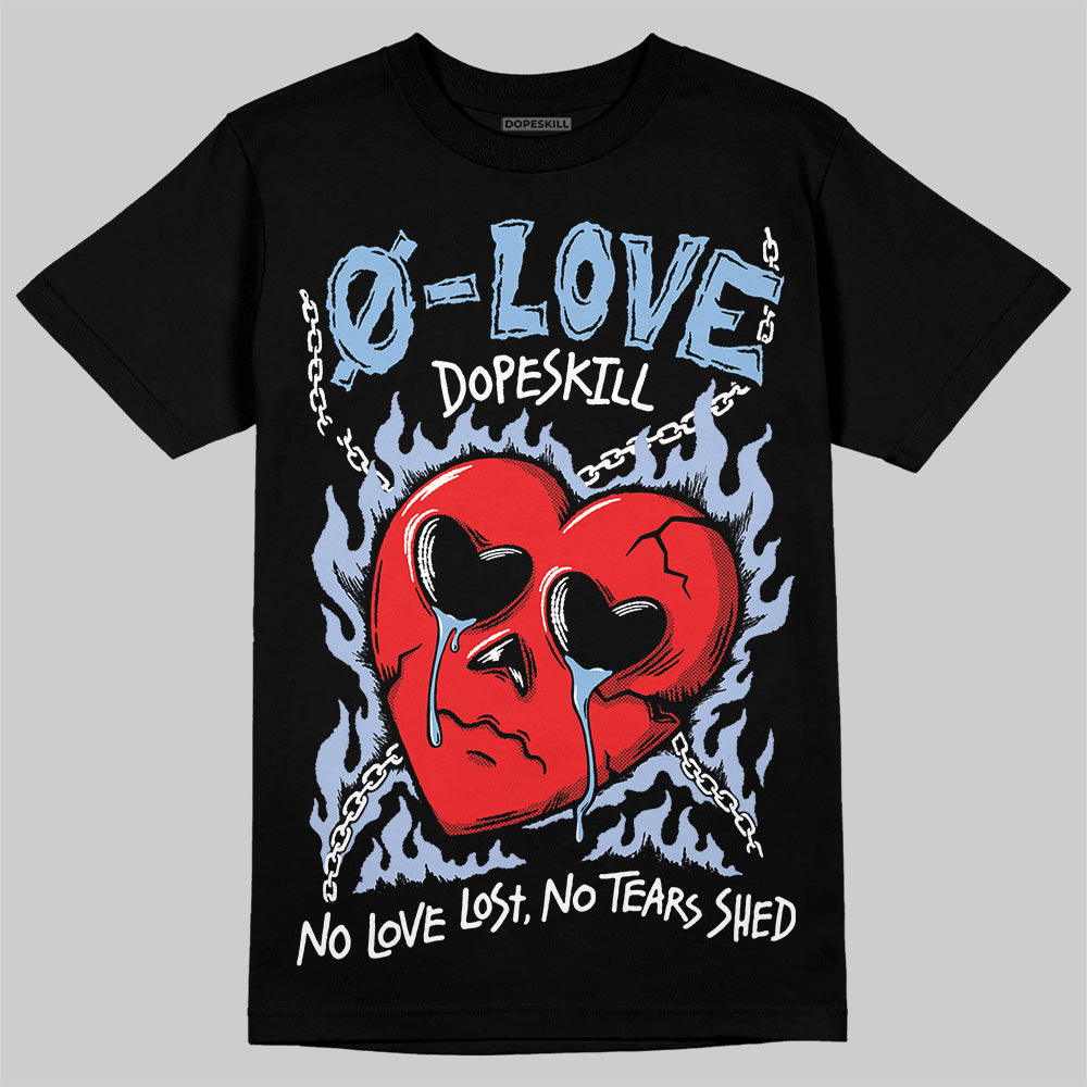 Women's Runner Sneaker Light Blue superstreetwear T-Shirt Crying Heart Graphic