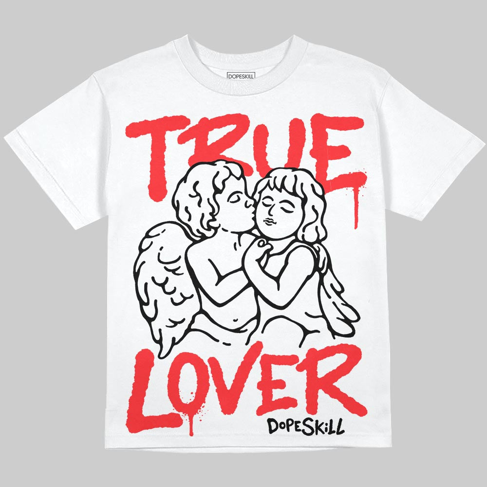 Red Collection superstreetwear Oversize Print T-Shirt True Lover Graphic
