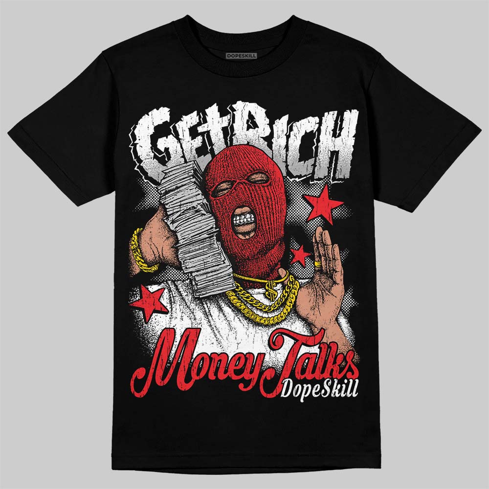 White Thunder 4s superstreetwear T-Shirt Get Rich Graphic