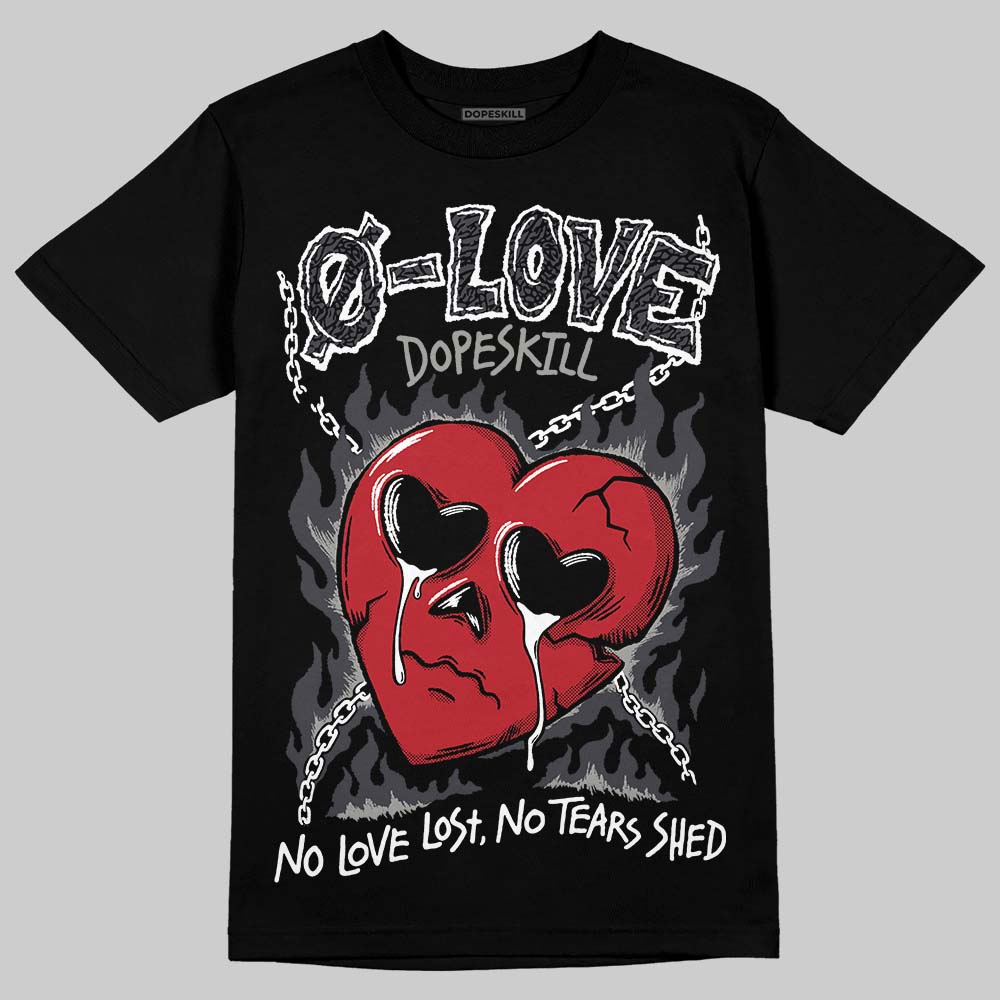 Black Cat 3s superstreetwear T-Shirt Crying Heart Graphic