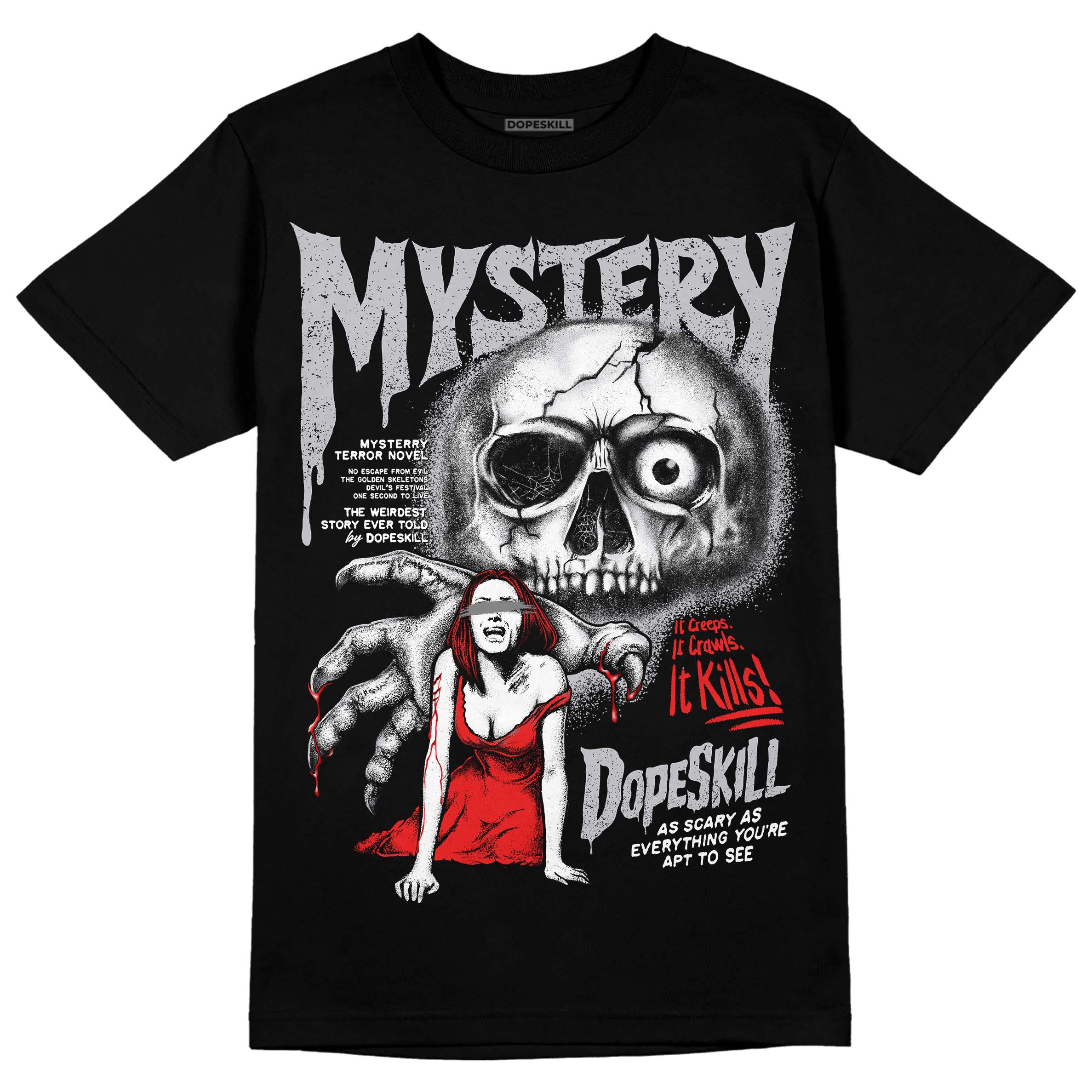 Grey Collection superstreetwear T-Shirt Mystery Ghostly Grasp Graphic