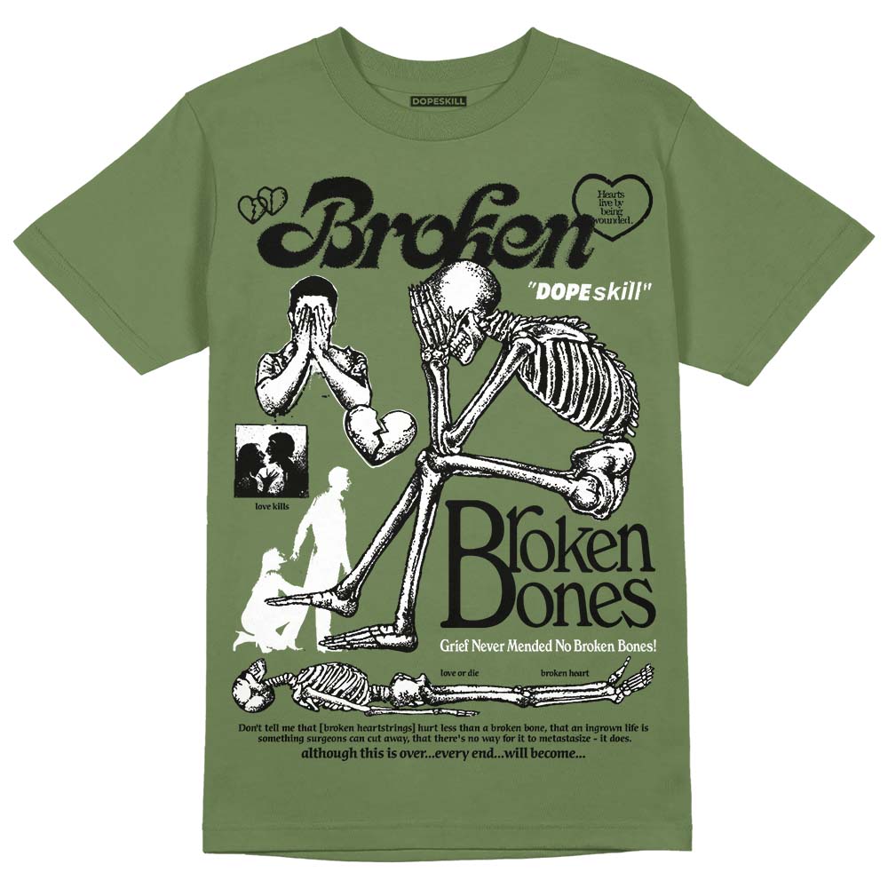 Olive Collection superstreetwear Olive T-shirt Broken Bones Graphic