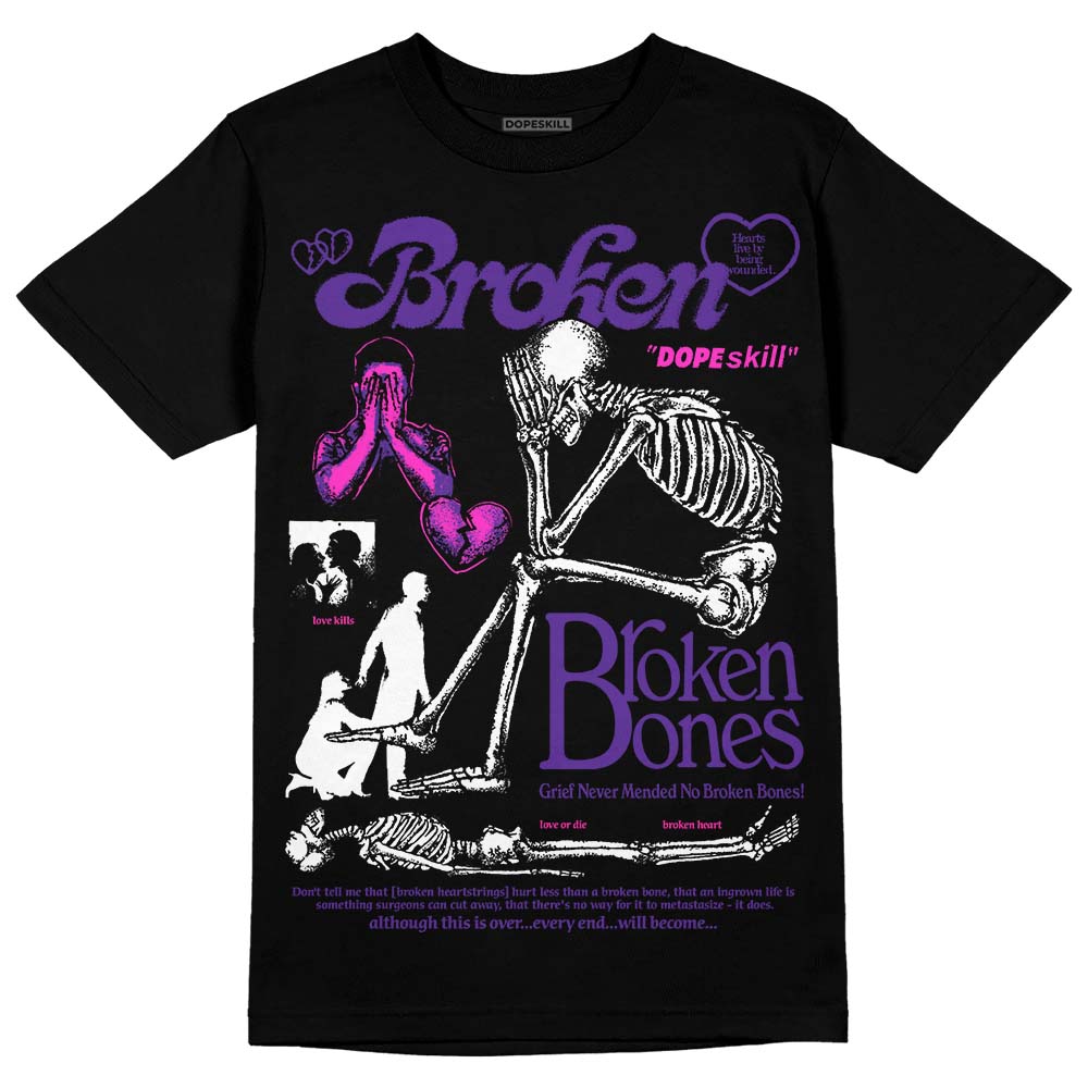 PURPLE Collection superstreetwear T-Shirt Broken Bones Graphic