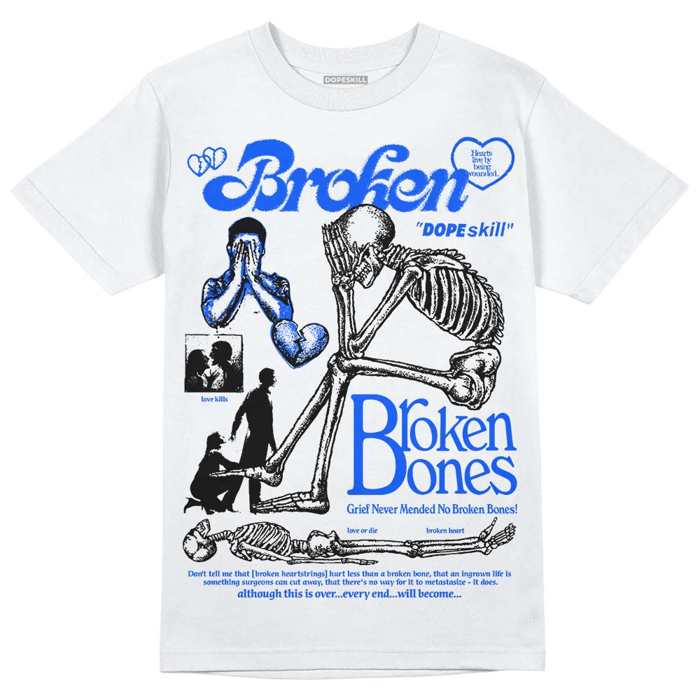 Royal Blue Collection superstreetwear T-Shirt Broken Bones Graphic