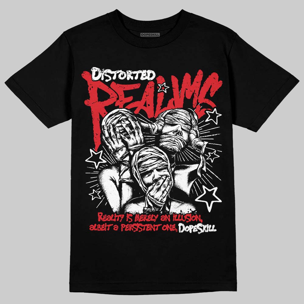 Black and White Collection superstreetwear T-Shirt Distorted Realms Graphic
