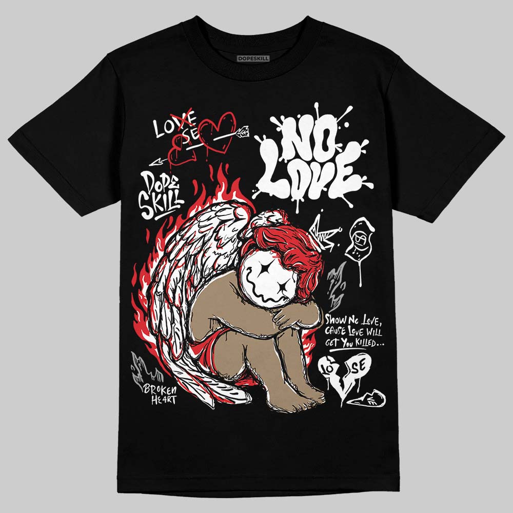 Black and White Collection superstreetwear T-Shirt No Love Graphic