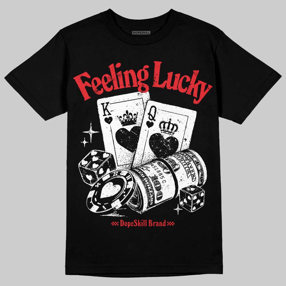 Black and White Collection superstreetwear T-Shirt Feeling Lucky Graphic