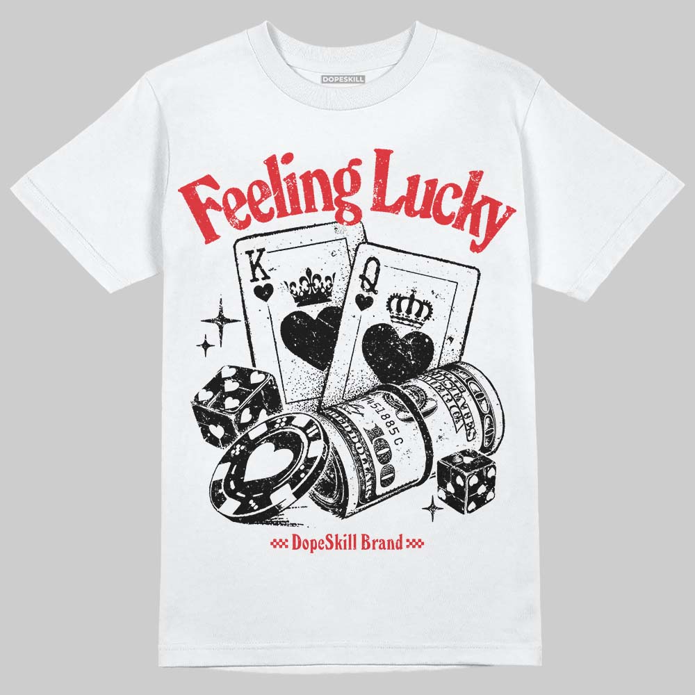 Black and White Collection superstreetwear T-Shirt Feeling Lucky Graphic