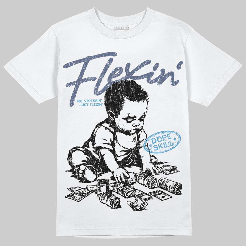 Diffused Blue 11s superstreetwear T-Shirt Flexin' Graphic
