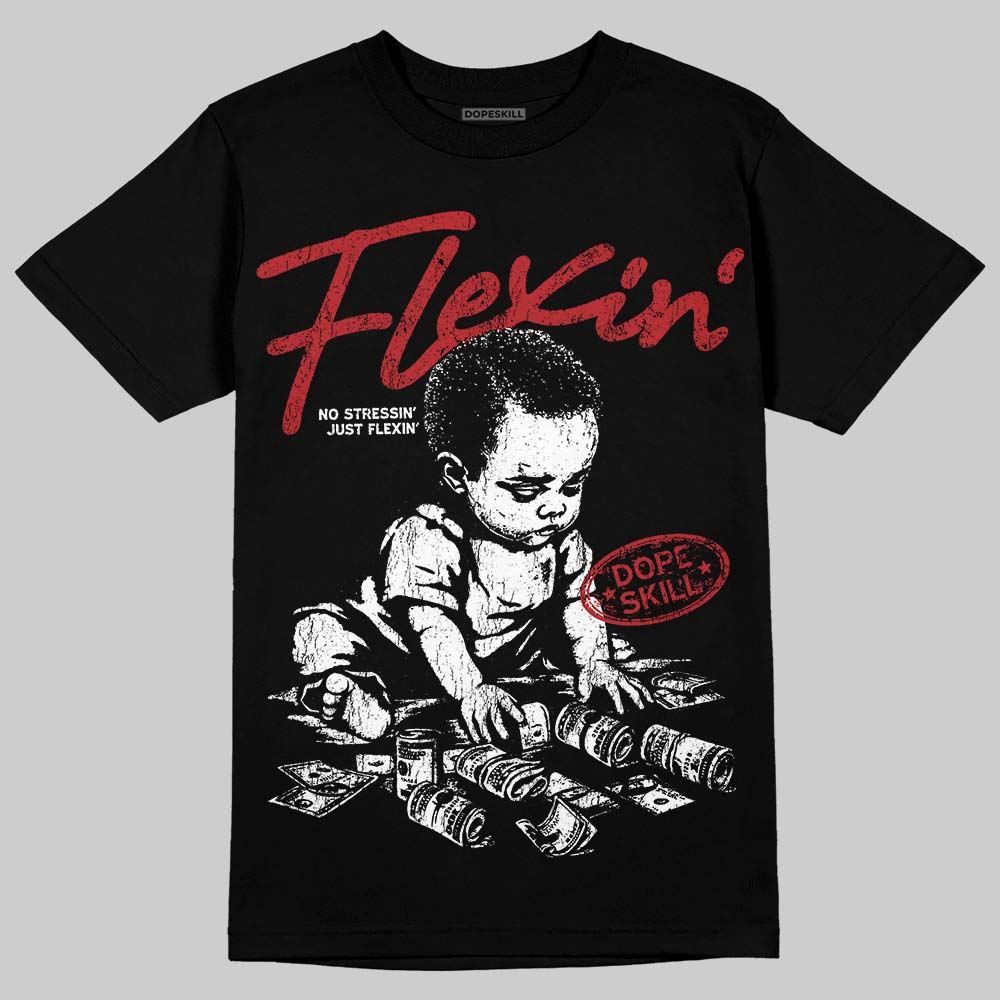 Flu Game 12s superstreetwear T-Shirt Flexin' Graphic
