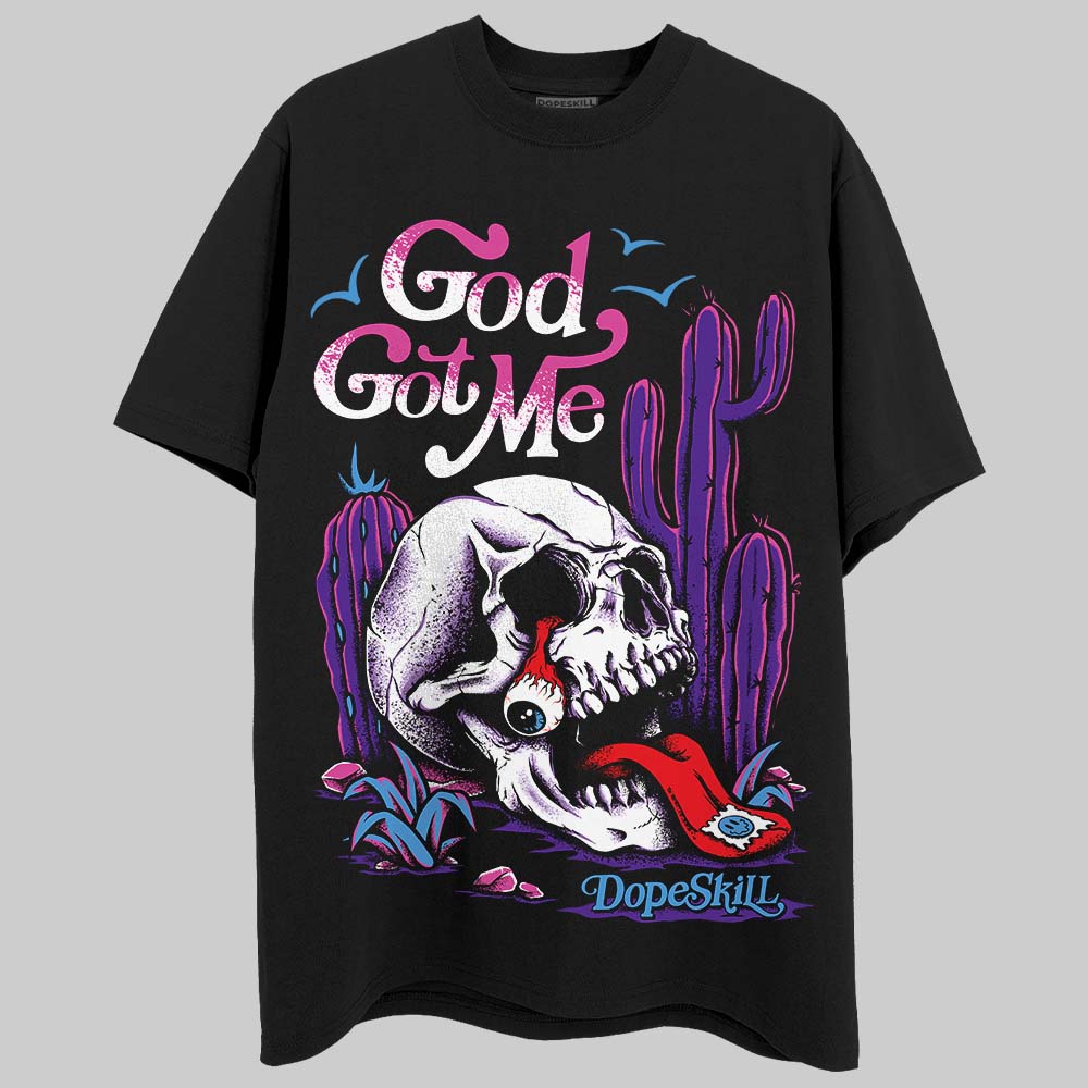 PURPLE Collection superstreetwear T-Shirt God Got Me Graphic