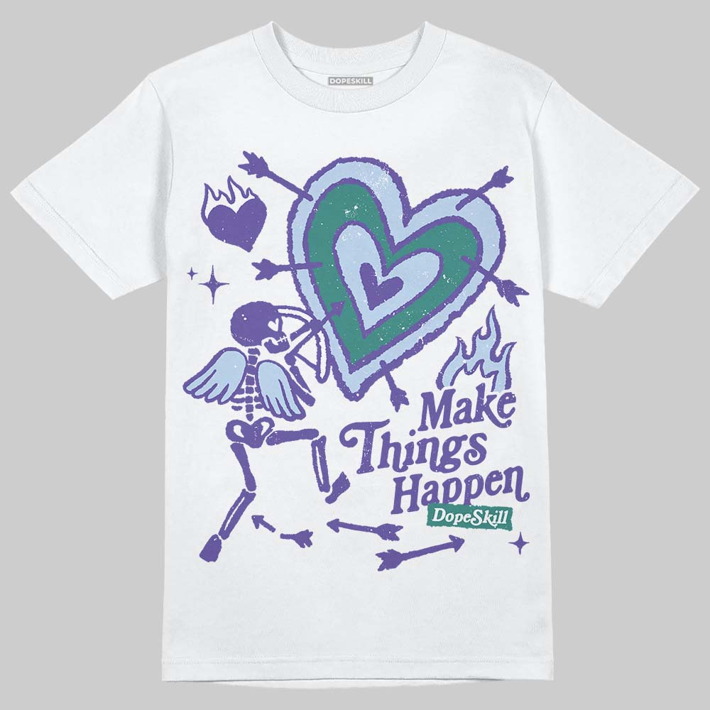 Grape 5s superstreetwear T-Shirt Make Things Happen Graphic
