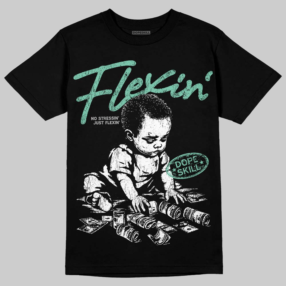 Green Glow 3s superstreetwear T-Shirt Flexin' Graphic