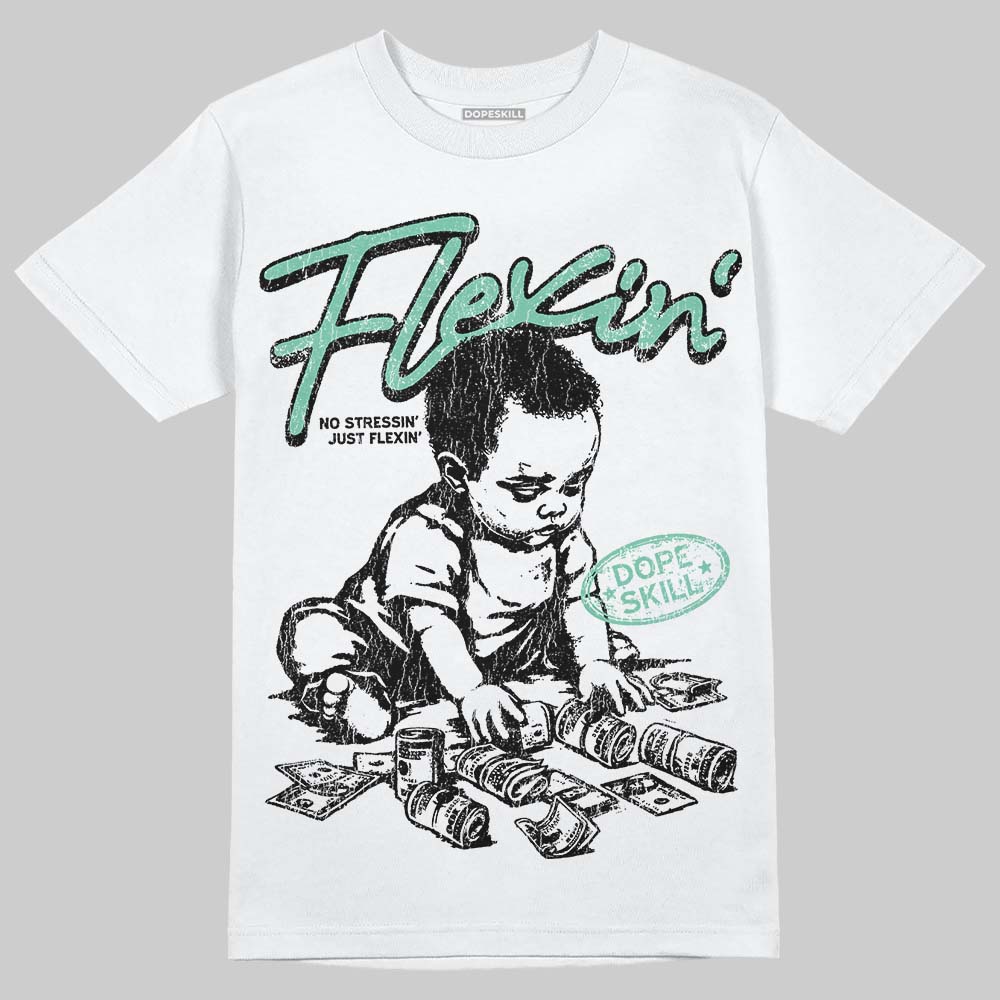 Green Glow 3s superstreetwear T-Shirt Flexin' Graphic
