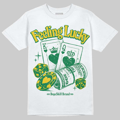 Green Collection DopeSkill T-Shirt Feeling Lucky Graphic