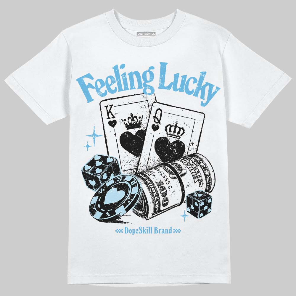 Legend Blue 11s superstreetwear T-Shirt Feeling Lucky Graphic