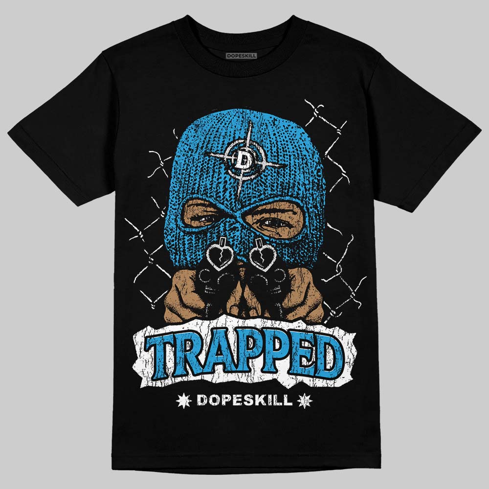 Military Blue 4s superstreetwear T-Shirt New Trapped Graphic