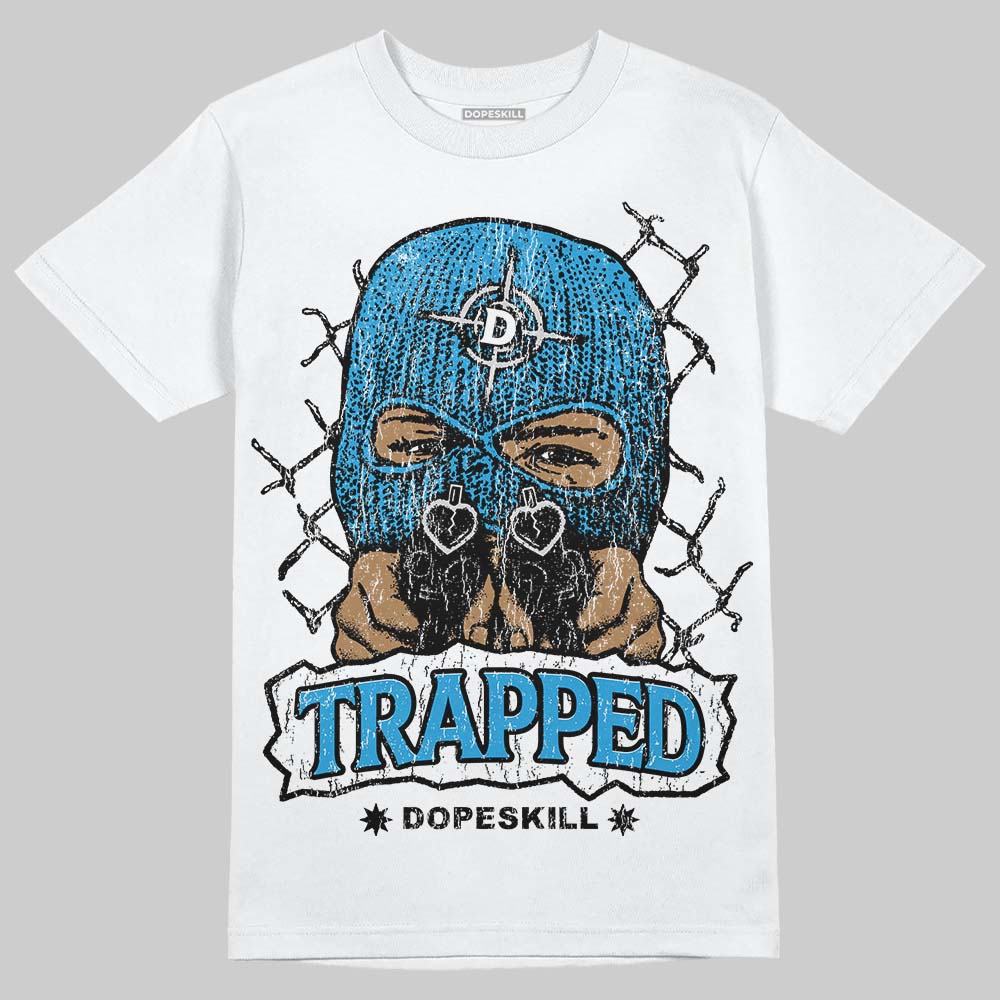 Military Blue 4s superstreetwear T-Shirt New Trapped Graphic
