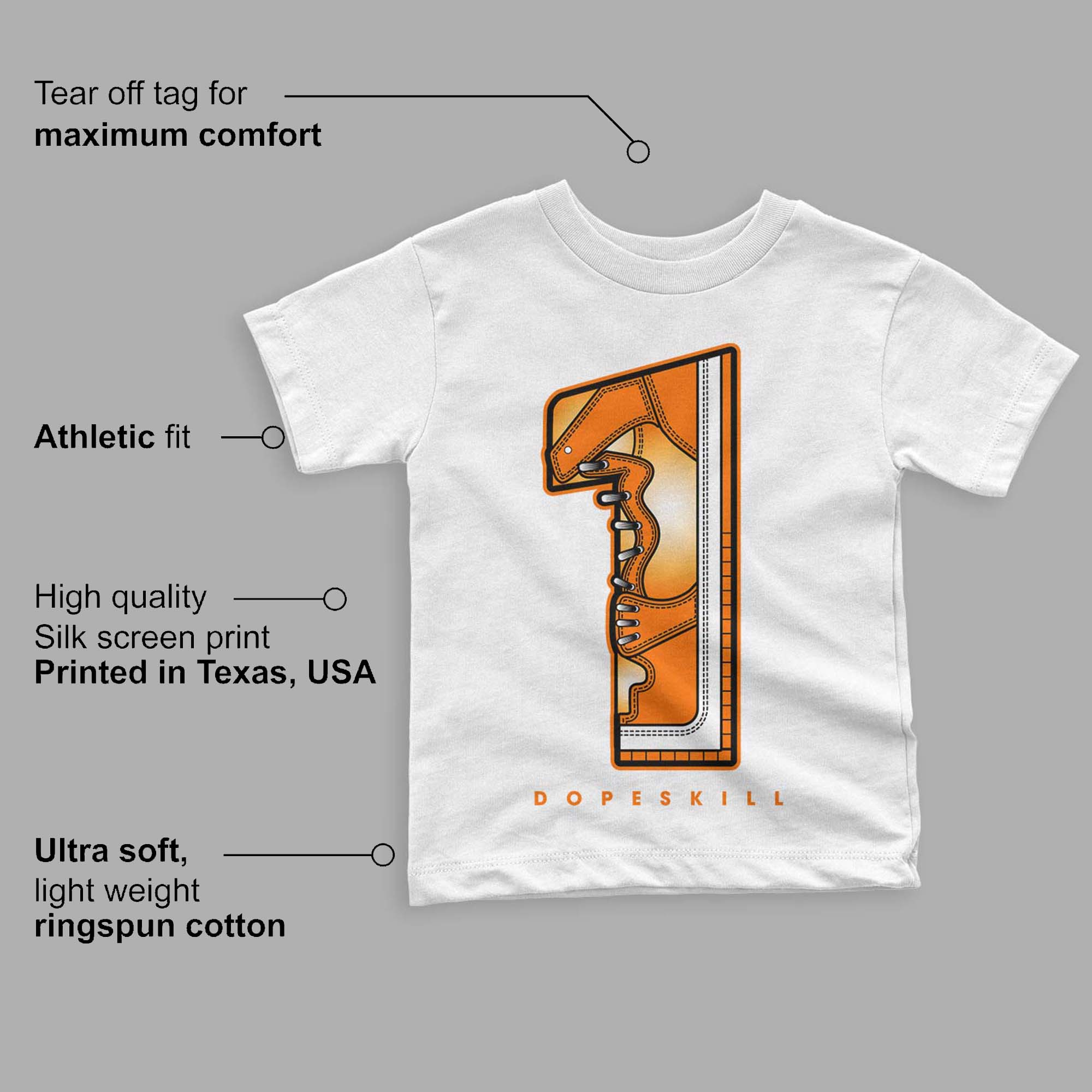 Dunk Low Magma Orange superstreetwear Toddler Kids T-shirt No.1 Graphic