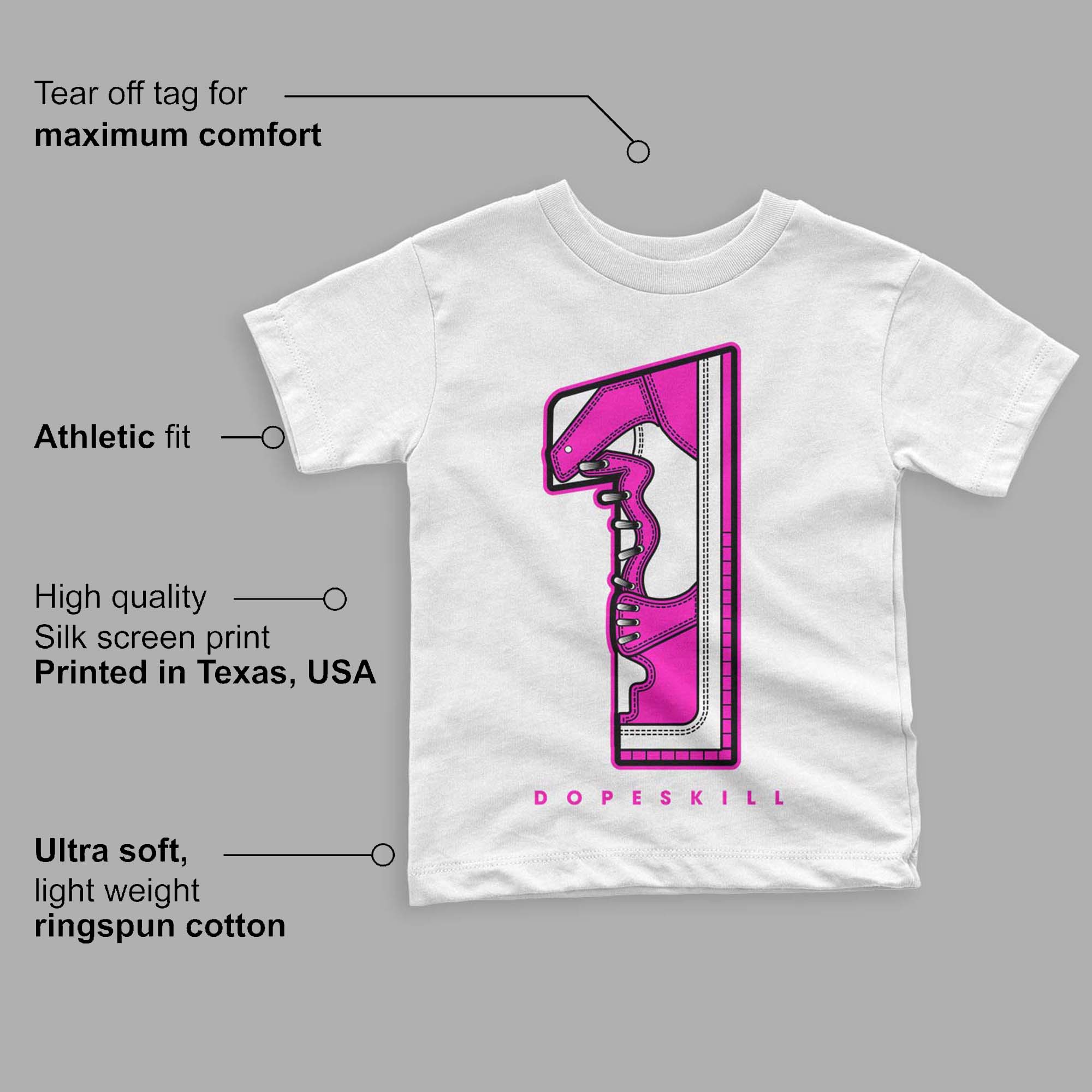 Dunk Low Active Fuchsia superstreetwear Toddler Kids T-shirt No.1 Graphic