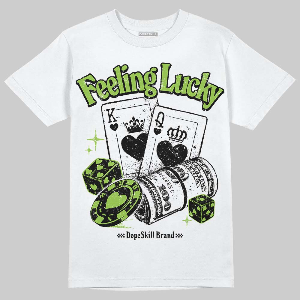 Neon Green Collection superstreetwear T-Shirt Feeling Lucky Graphic