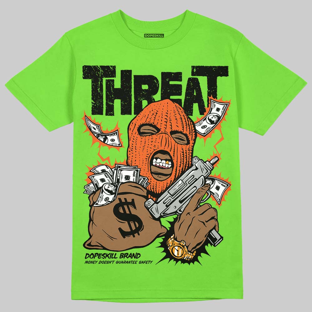 Neon Green Collection superstreetwear T-Shirt Under Threat Graphic