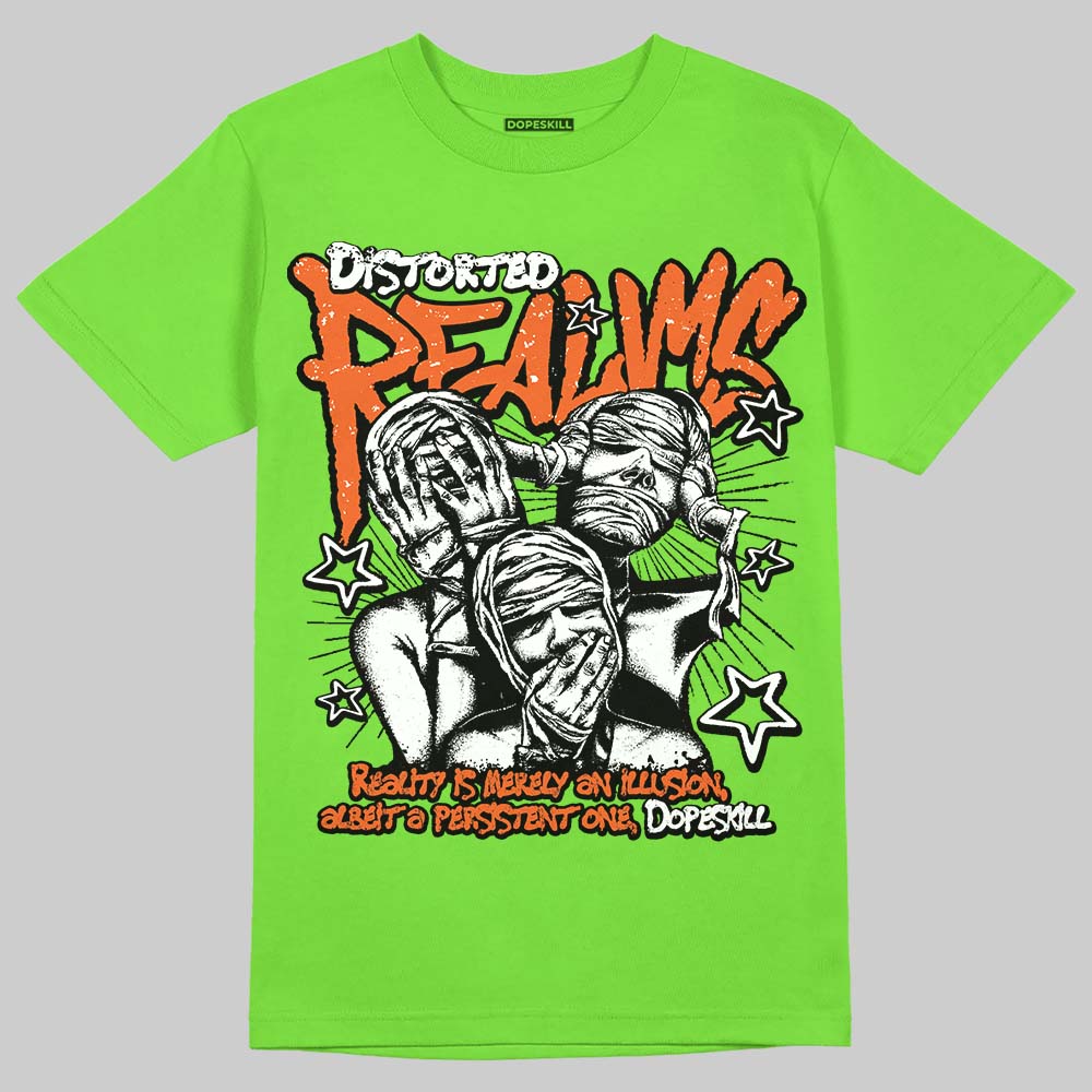 Neon Green Collection superstreetwear T-Shirt Distorted Realms Graphic