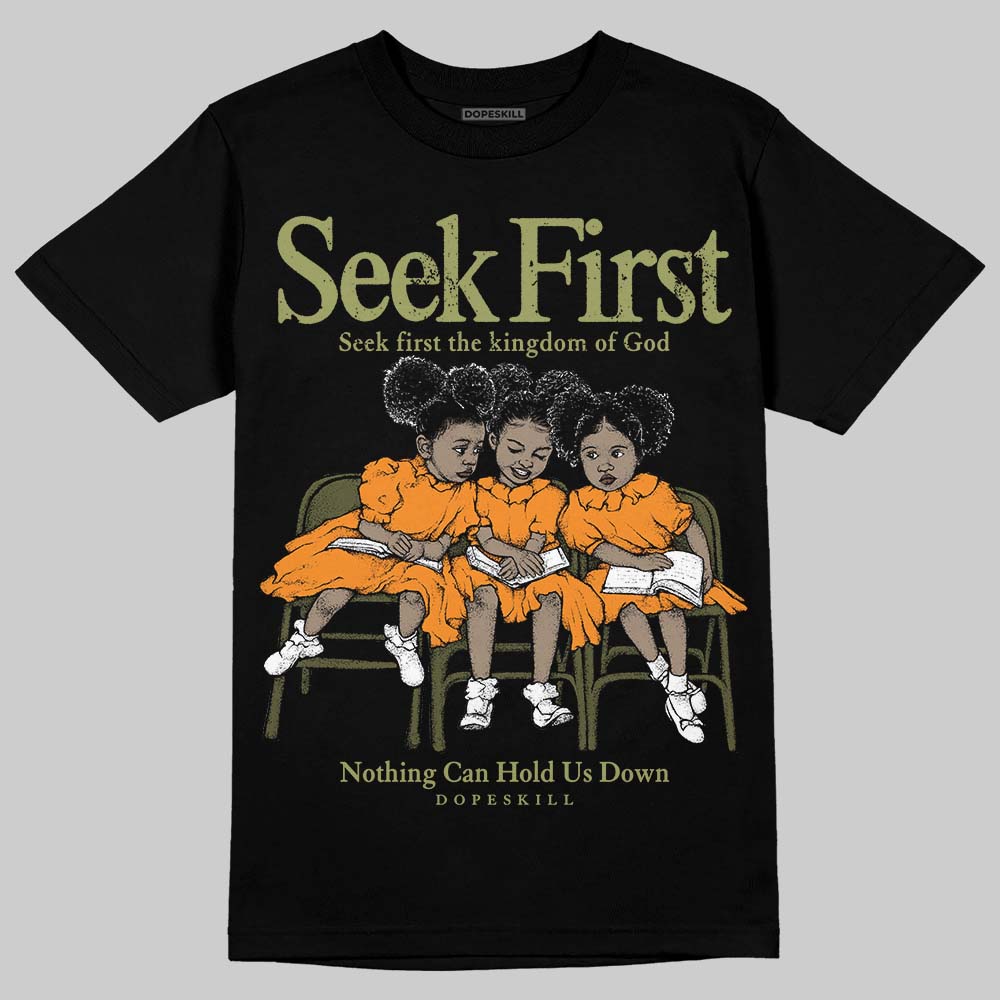 Olive Collection superstreetwear T-Shirt New Seek First Graphic
