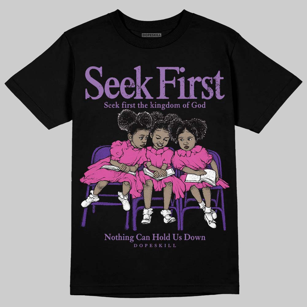 PURPLE Collection superstreetwear T-Shirt New Seek First Graphic