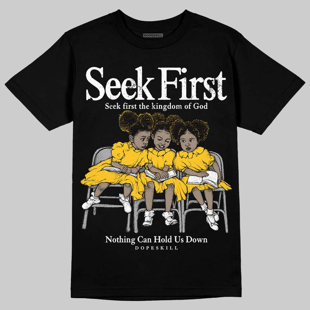 Yellow Collection superstreetwear T-Shirt New Seek First Graphic