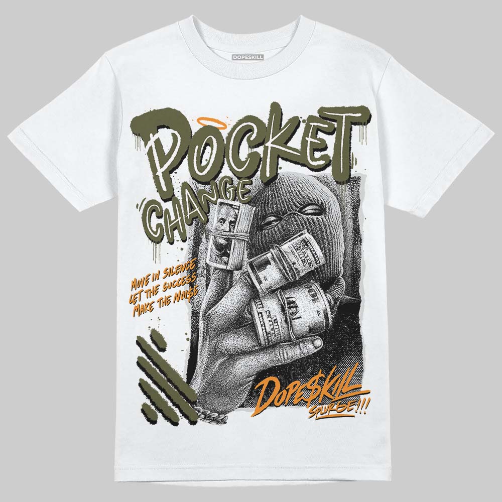 Olive 5s superstreetwear T-Shirt Pocket Change Graphic