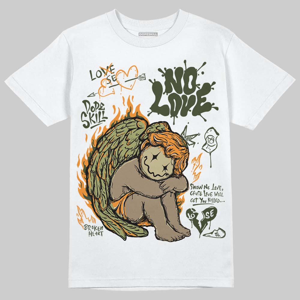 Olive Collection superstreetwear T-Shirt No Love Graphic
