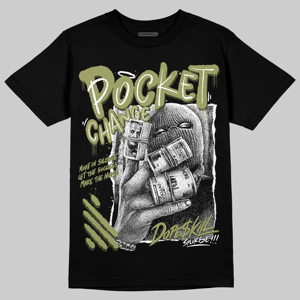 Olive Collection superstreetwear T-Shirt Pocket Change Graphic