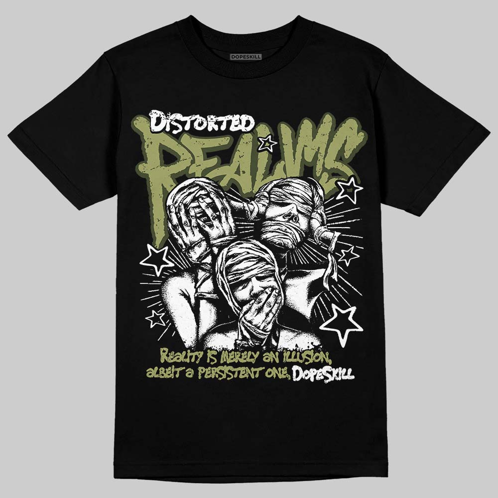 Olive Collection superstreetwear T-Shirt Distorted Realms Graphic