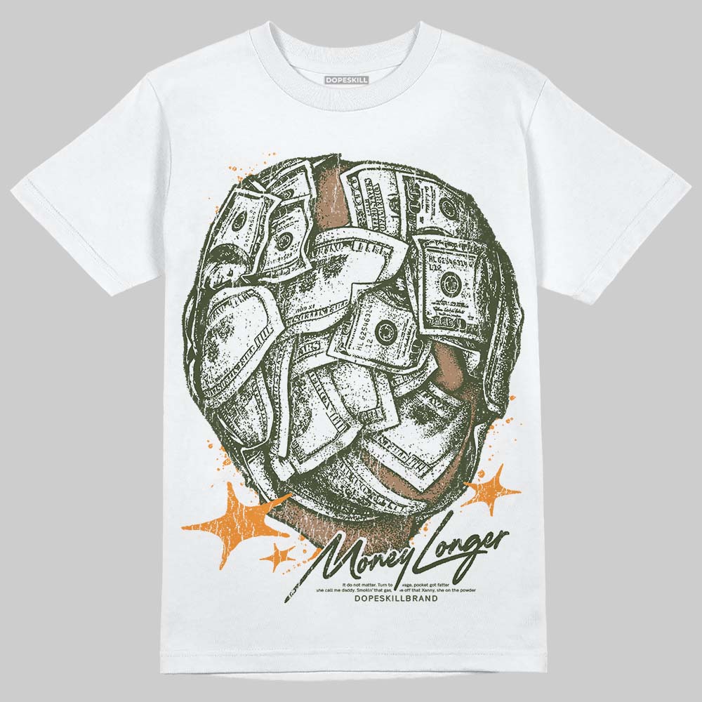Olive Collection superstreetwear T-Shirt Money Longer Graphic