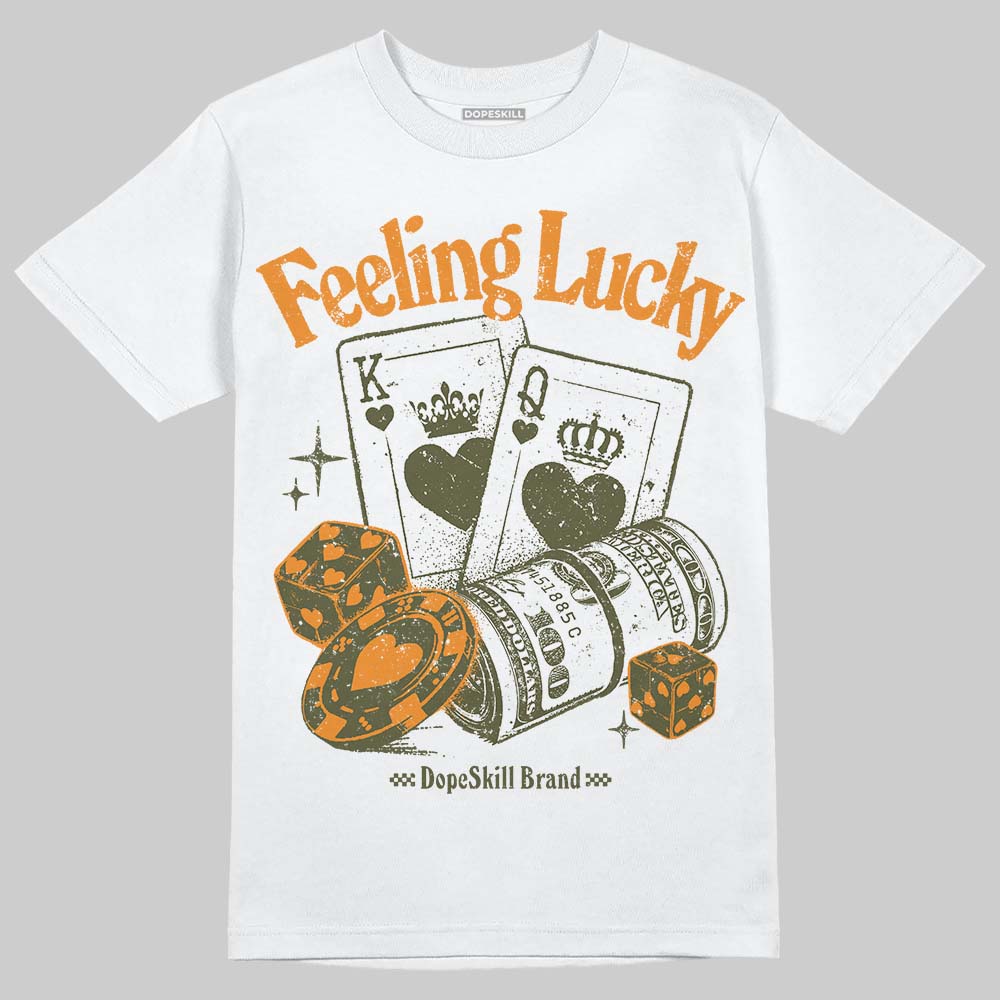 Olive Collection superstreetwear T-Shirt Feeling Lucky Graphic