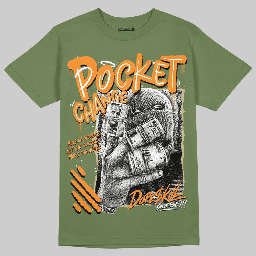 Olive Collection superstreetwear T-Shirt Pocket Change Graphic