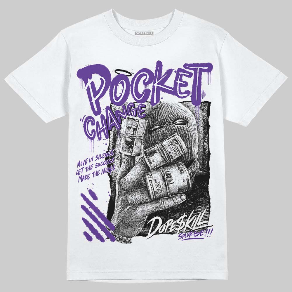 PURPLE Collection superstreetwear T-Shirt Pocket Change Graphic