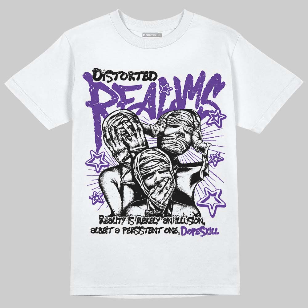 PURPLE Collection superstreetwear T-Shirt Distorted Realms Graphic