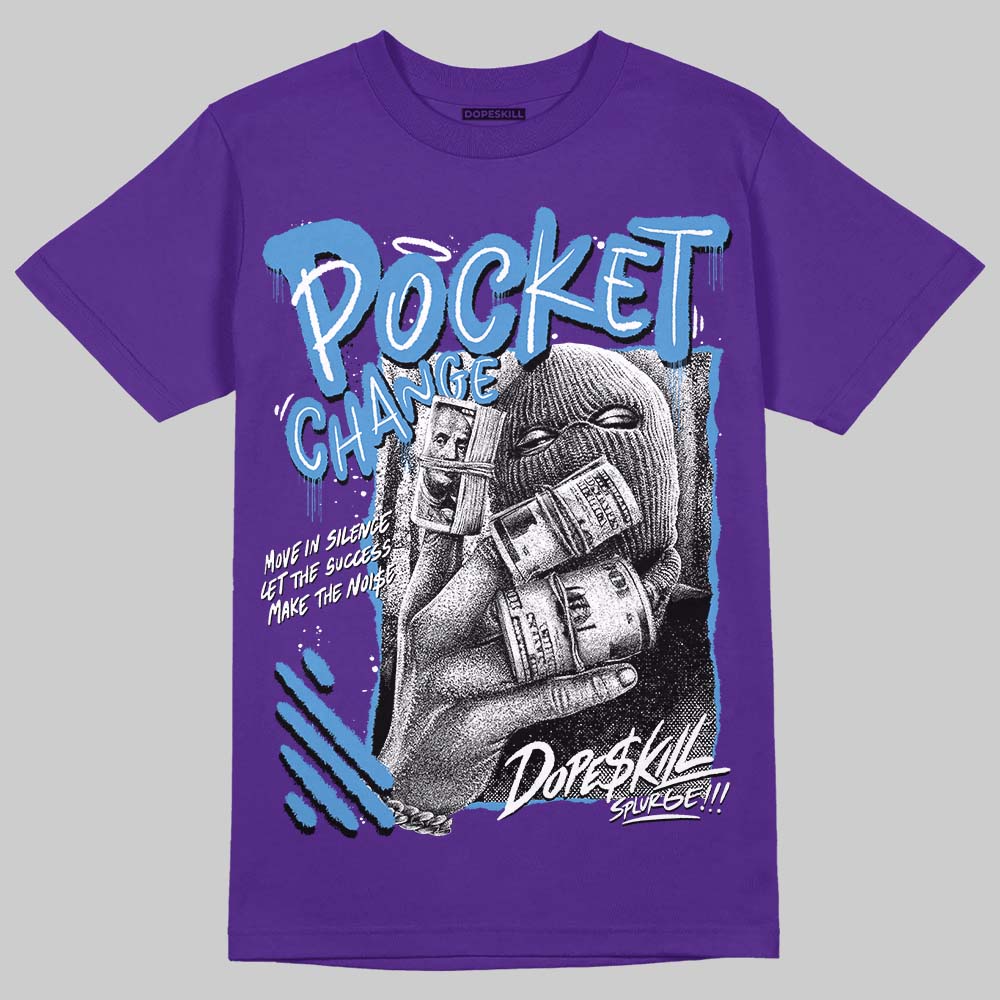 PURPLE Collection superstreetwear T-Shirt Pocket Change Graphic