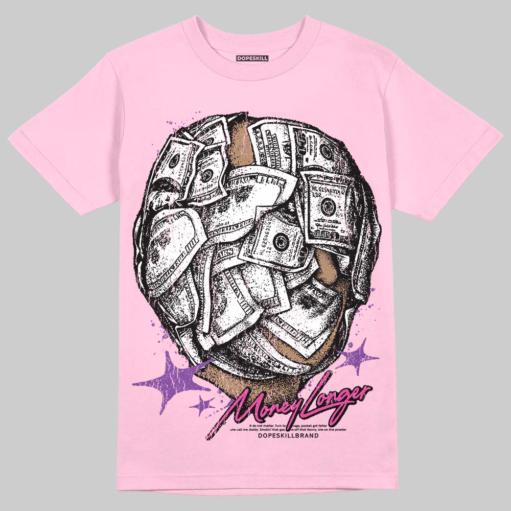 Pink Collection superstreetwear T-Shirt Money Longer Graphic