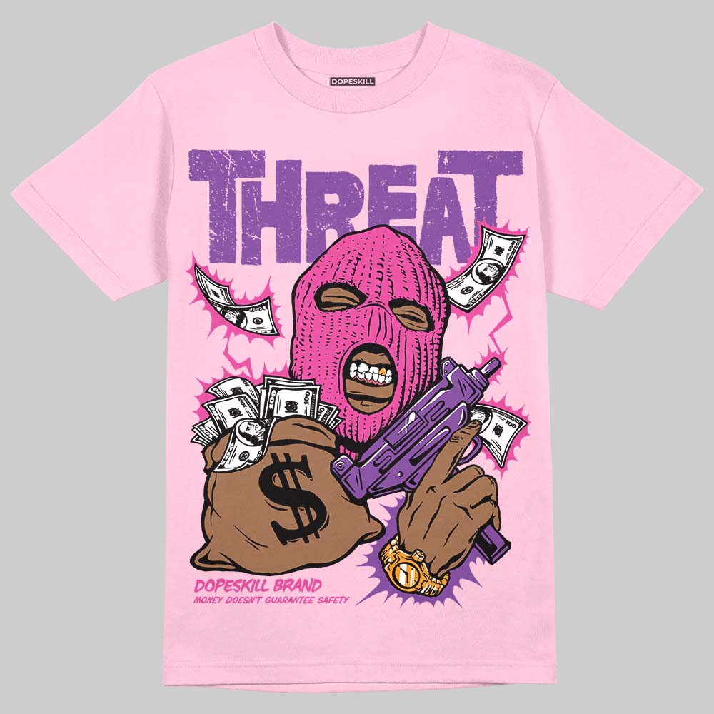 Pink Collection superstreetwear T-Shirt Under Threat Graphic