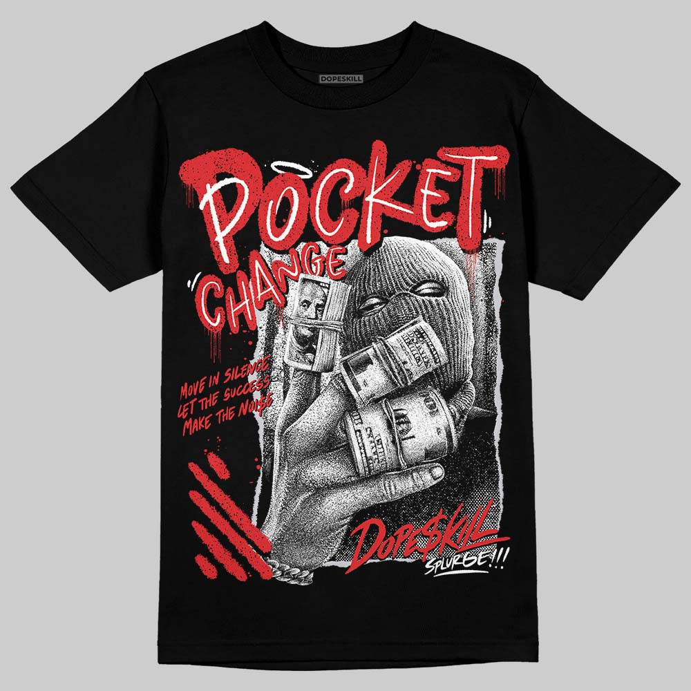 Red Cement 4S superstreetwear T-Shirt Pocket Change Graphic
