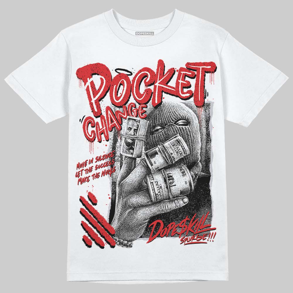 Red Cement 4S superstreetwear T-Shirt Pocket Change Graphic