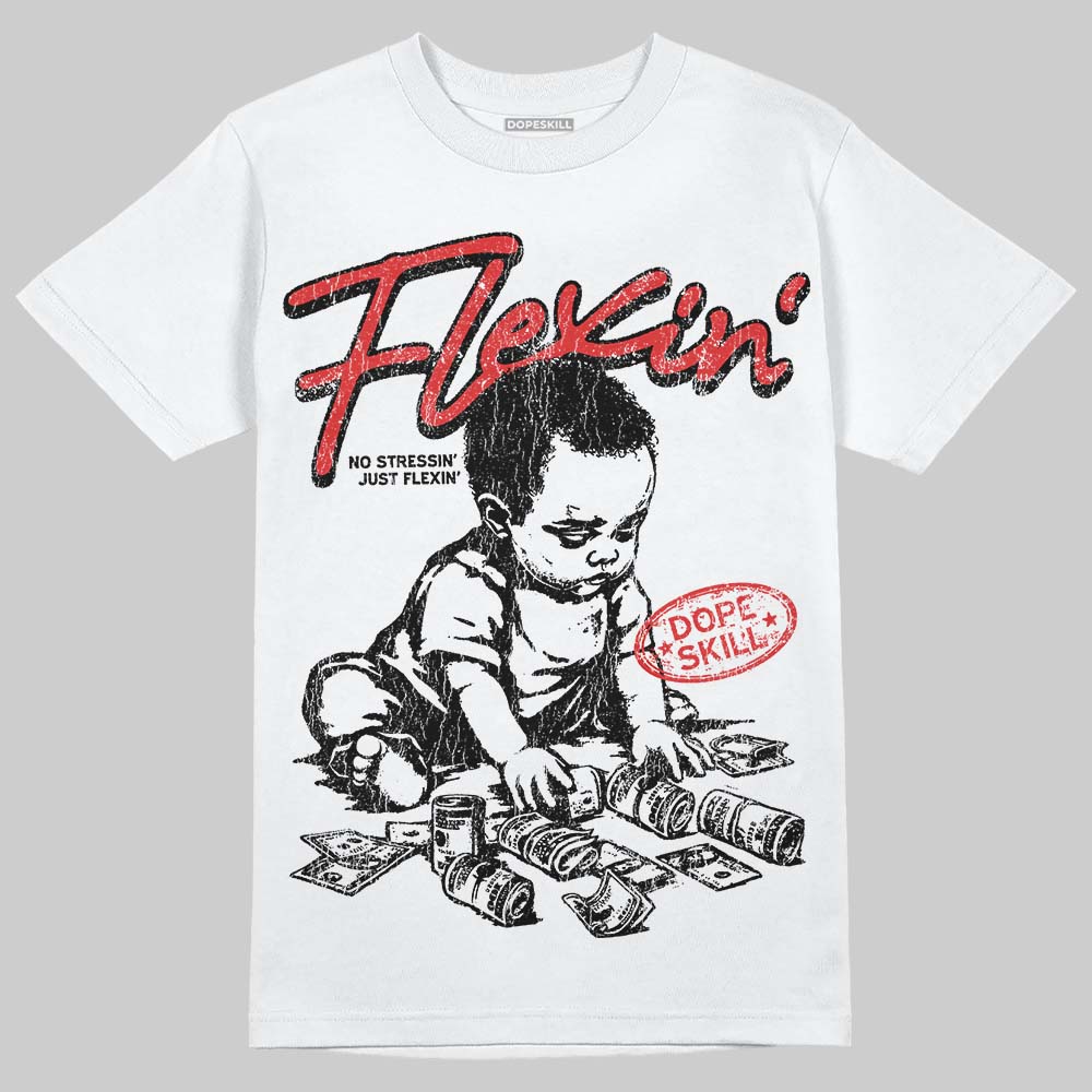 Red Cement 4S superstreetwear T-Shirt Flexin' Graphic